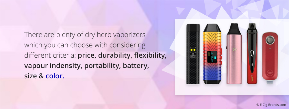 quality dry herb vaporizers