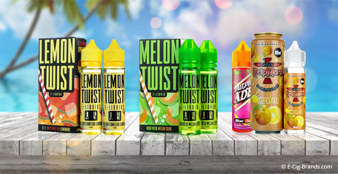cheap e-juice in big and small size packs